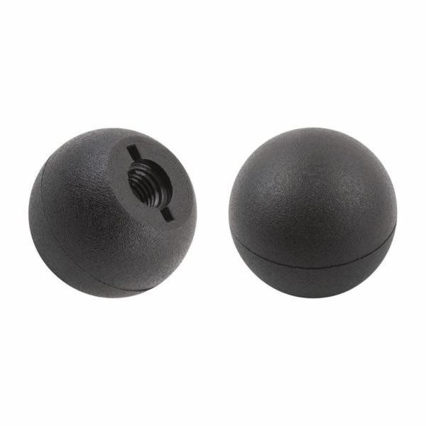 Ball knob matt with plastic thread
